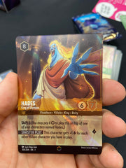 Disney Lorcana Hades Infernal Schemer Enchanted Fabled Card