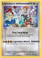 Pokémon Legendaries 99999999999 2 2