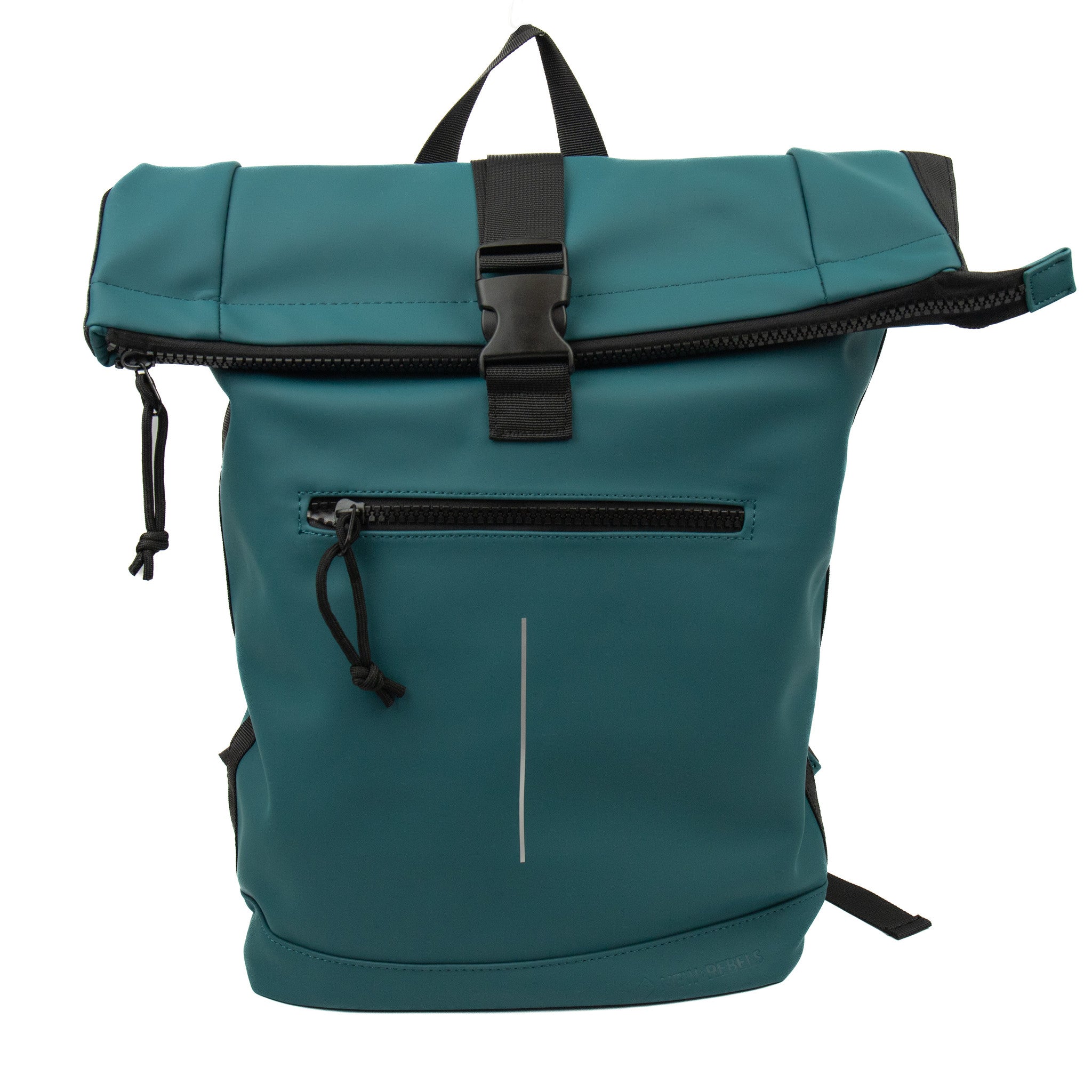 Mart - Waterafstotende rolltop rugzak 'New York' 17-21L petrol