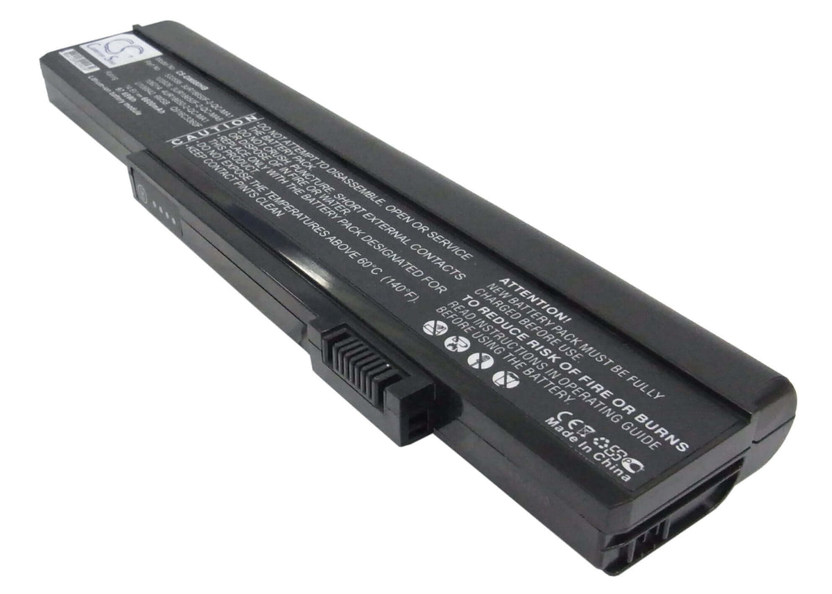 Black Battery For Gateway M360, M460, M680 14.8v, 6600mah - 97.68wh Batteries for Electronics Cameron Sino Technology Limited (Suspended)