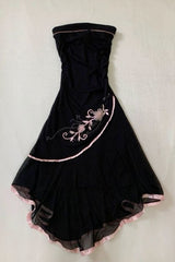 Black Fashion Dress Birthday Party Prom Gown