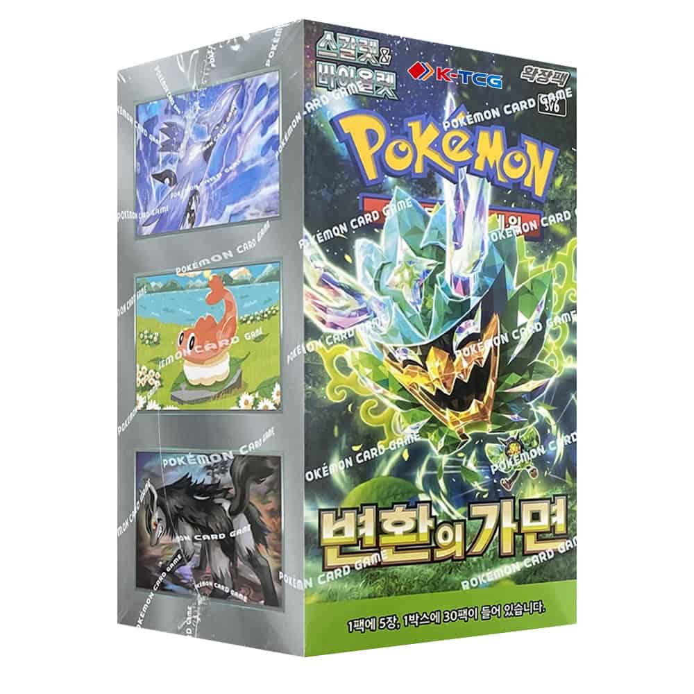 Pokemon Cards “Mask of Change” sv6 Booster Box Korean Ver – K-TCG