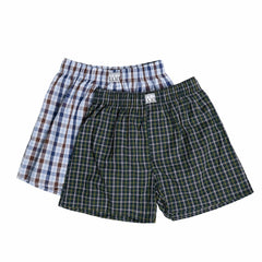 Pro Club Men's 2-Pack Classic Woven Boxers – Mix Colors