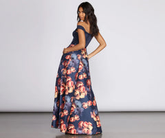 Tatianna Floral Gown