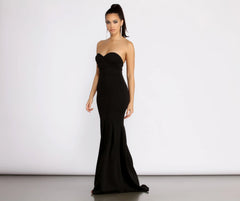 Aspyn Strapless Sweetheart Mermaid Formal Dress