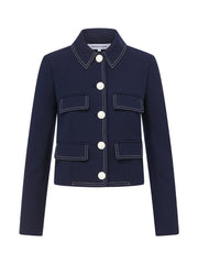 Veronica Beard Constantine Jacket in Navy