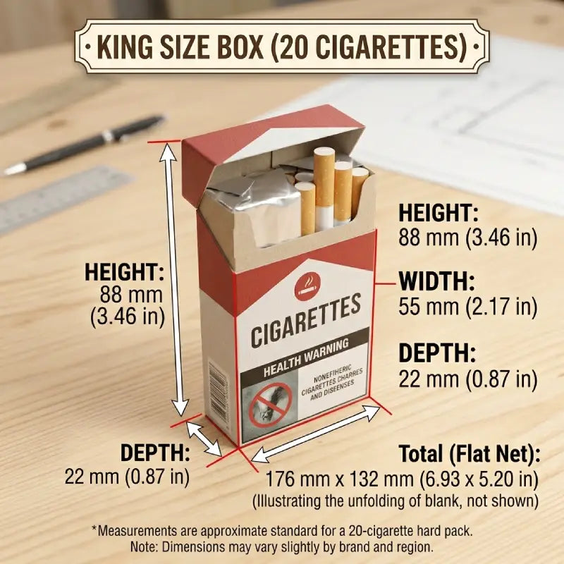 Cigarette Box Dimensions: How To Choose Right Sizes?