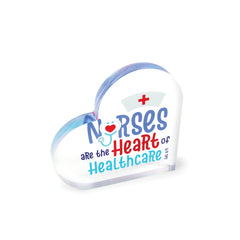 Heart of Healthcare Acrylic Prayer Desk Plaque