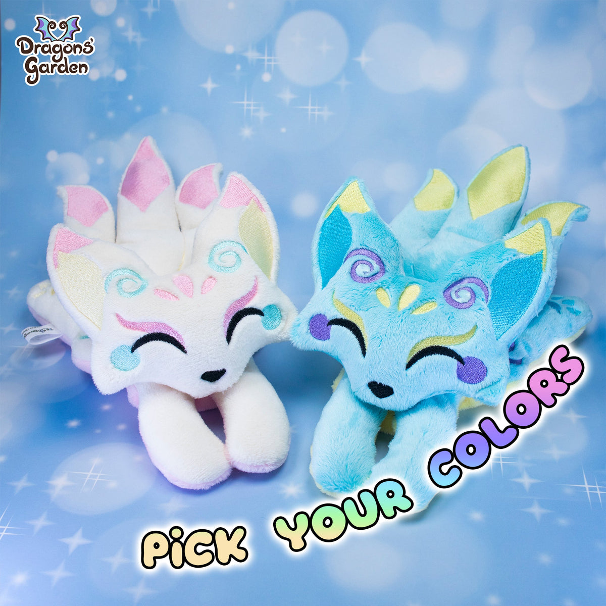 CUSTOM | Weighted Kitsune Fox Plushie