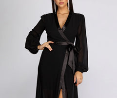 Greta Formal Tie Waist Dress
