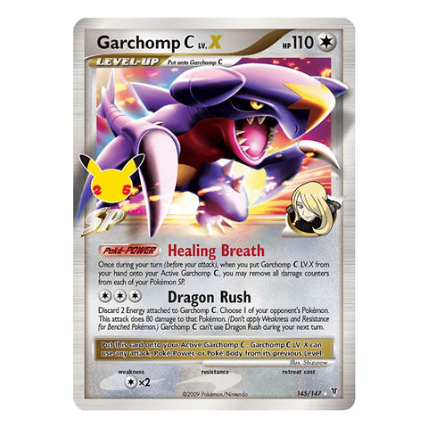 Garchomp C LV.X 2021 Pokemon Celebrations Classic Collection #145 PSA Authenticated 10 Card