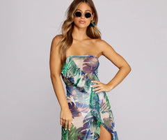 Life's A Beach Mesh Dress