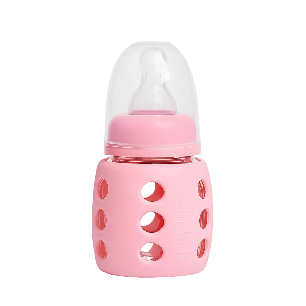 Glass Feeding Bottle 60ml - BubbleBlush