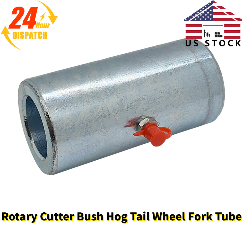 WELD on ROTARY CUTTER BUSH HOG TAIL WHEEL FORK TUBE for 1-1/4" DIAMETER POSTS