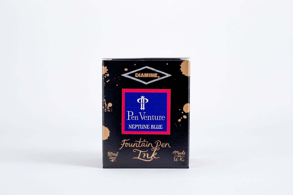 Diamine - Neptune Blue | Exclusive Pen Venture | - Bottled Ink 80 ml