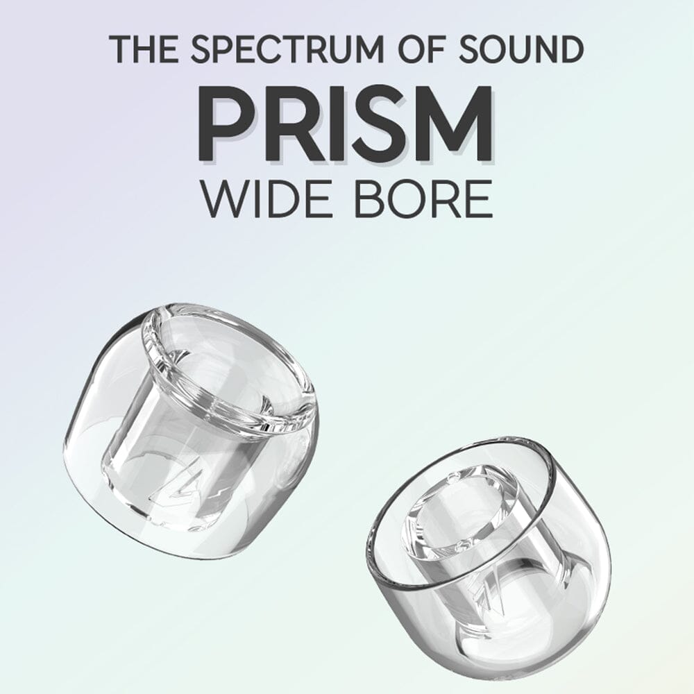 Divinus Prism Wide Bore LSR Eartips For 4-6mm Nozzle HiFiGo
