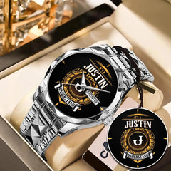 JUSTIN 13K1-434 Luxury Alloy-Men Watch, Personalized Premium Gift for Anniversary