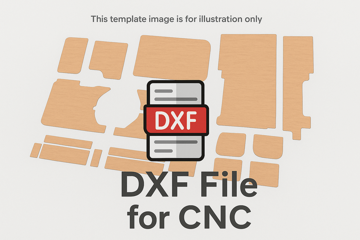 DXF File For Nissan Interstar 2022 to 2024 Full Ply Lining Kit L1 SWB FWD