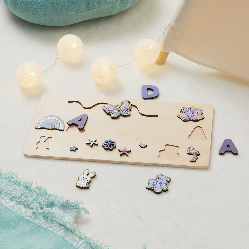 Personalized Wooden Name Puzzle for Kids