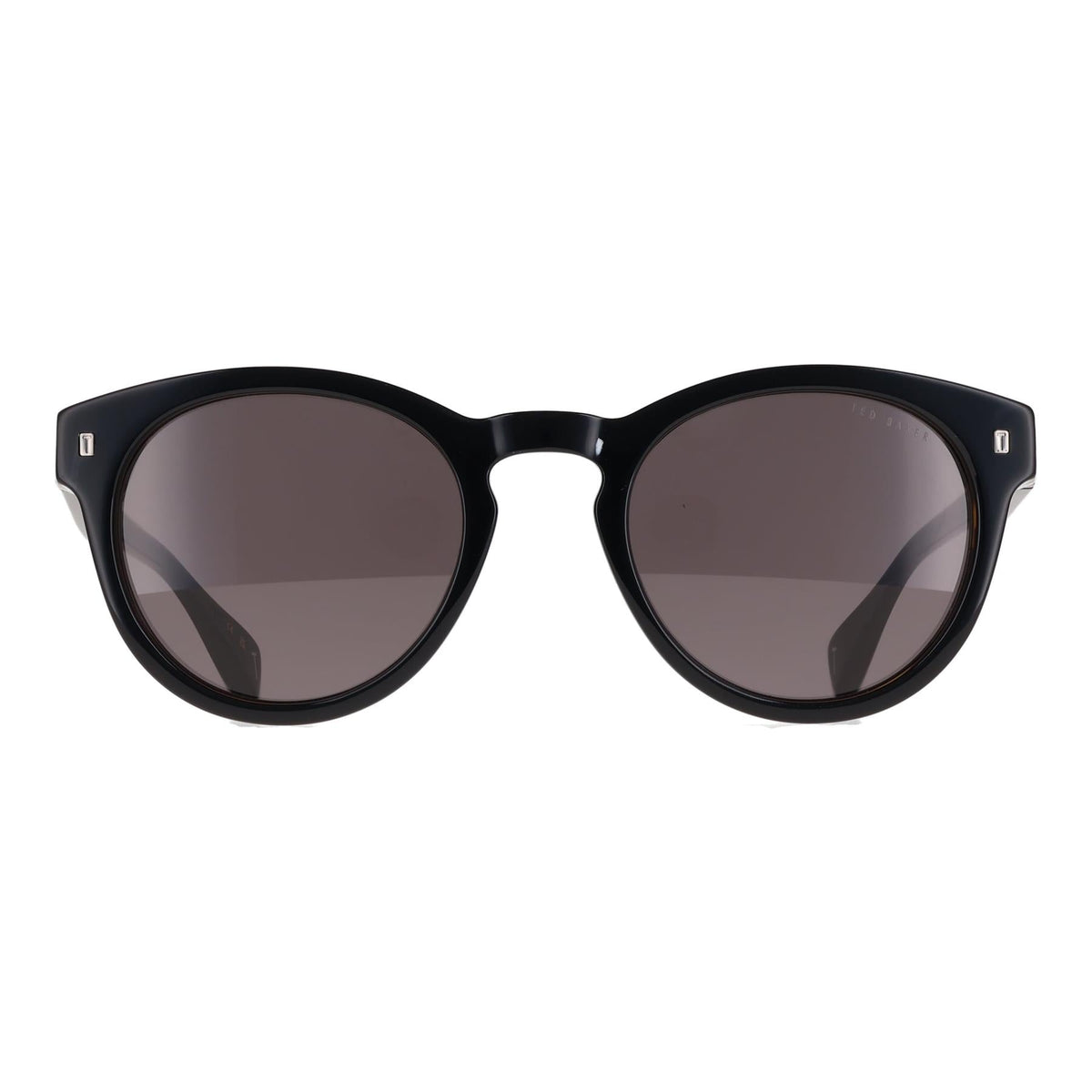 Ted Baker Sunglasses TB1752 Dax 001 Gloss Solid Black on Tortoise Green
