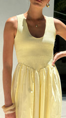 Amira Maxi Dress - Yellow