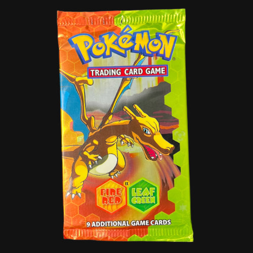 2004 EX Fire Red Leaf Green sealed booster pack front — KeepitSealdz
