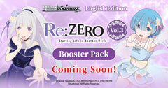 Weiss Schwarz English Re:Zero Vol.3 Booster Box / Case