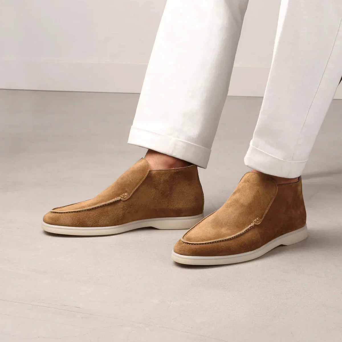 Fabian | Herren-Wildlederschuhe aus Veloursleder mit weicher Sohle und stilvollem Design