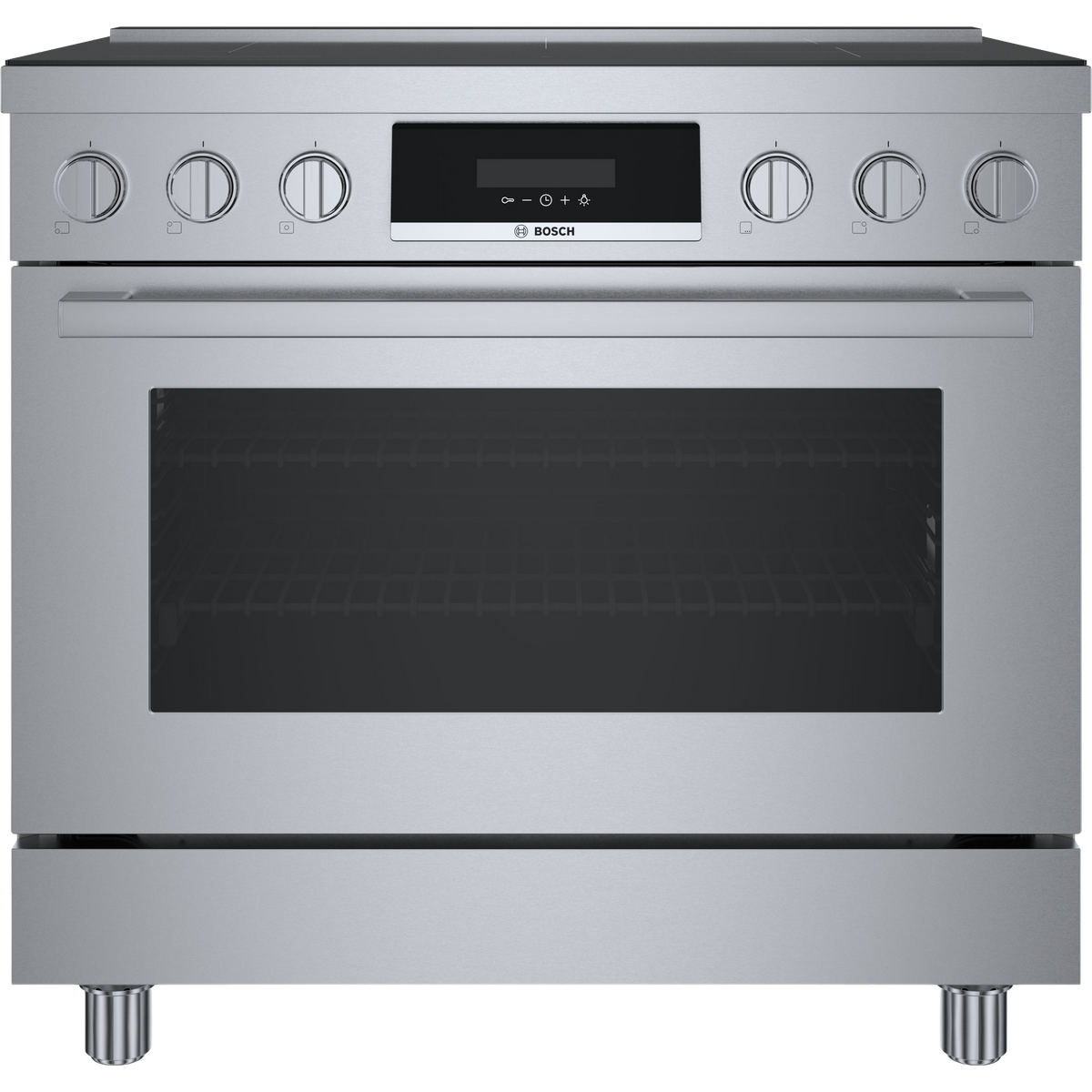800 Series, Induction freestanding range, 36'', Stainless Steel