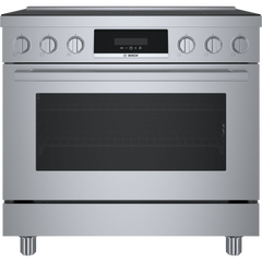 800 Series, Induction freestanding range, 36'', Stainless Steel