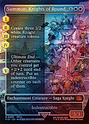 Final Fantasy Variants Foil: Summon: Knights of Round (0359