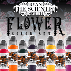 Flower Ensemble de 1 oz - World Famous Tattoo Ink – Encres – World Famous Tattoo Ink – SBDistribution