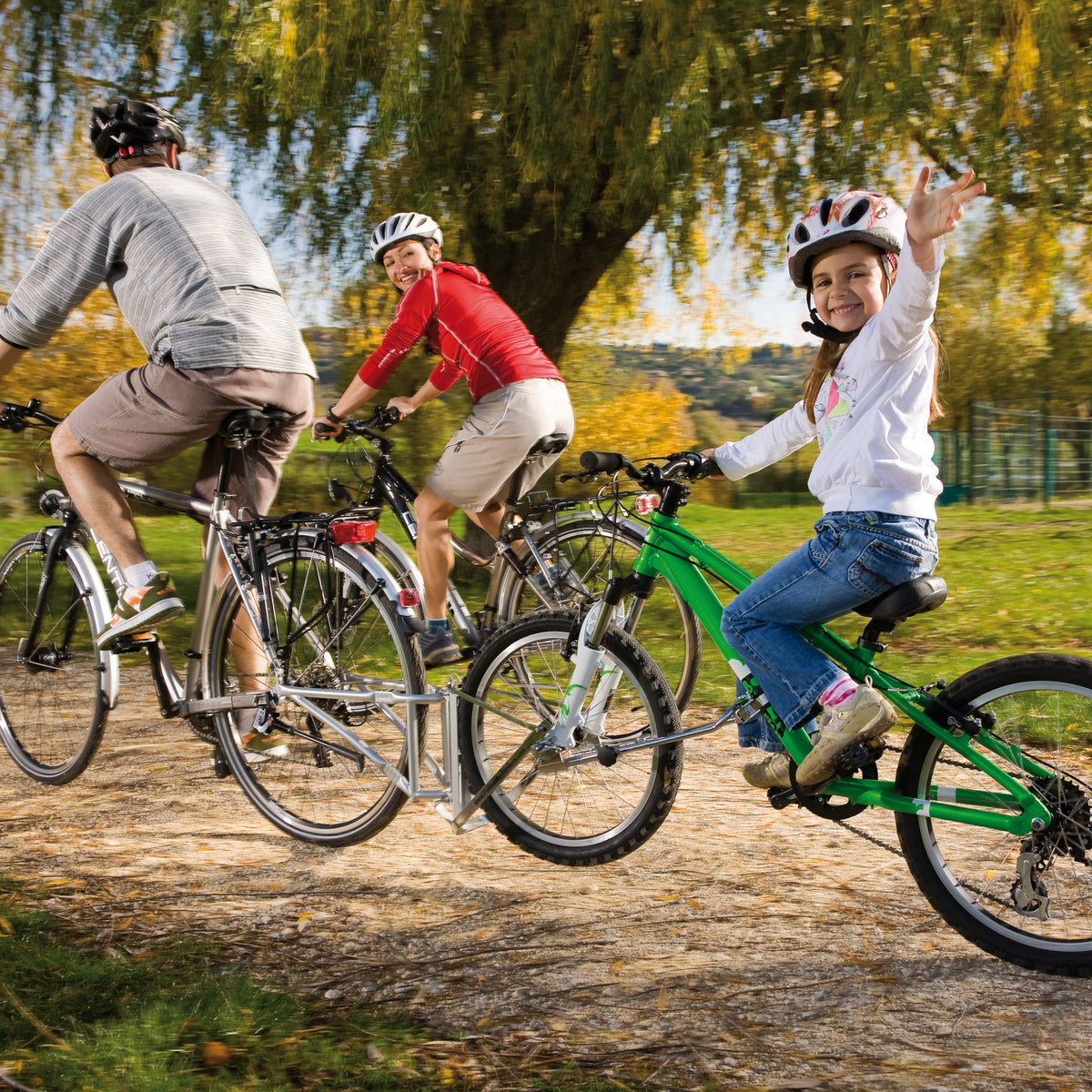 Follow Me système de remorquage vélo enfant - #1