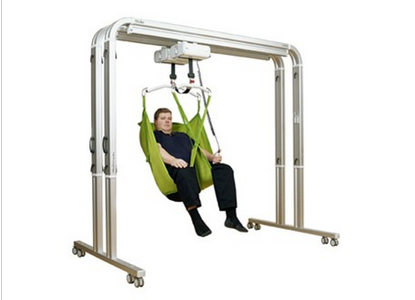 Hillrom Liko Free Span Ultra Twin Gantry Lift Hoist System Heavy Duty 3103520 3103521 Wide Temporary or Long Term