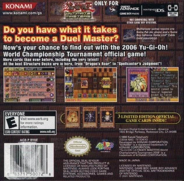 Yu-Gi-Oh Expert 2006 for Game Boy Advance
