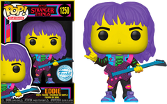 FUN81548 Stranger Things - Eddie with Guitar US Exclusive Blacklight Pop! Vinyl [RS] - Funko - Titan Pop Culture