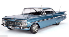 1:10 1959 CHEVROLET IMPALA HOPPING LOWRIDER BLUE