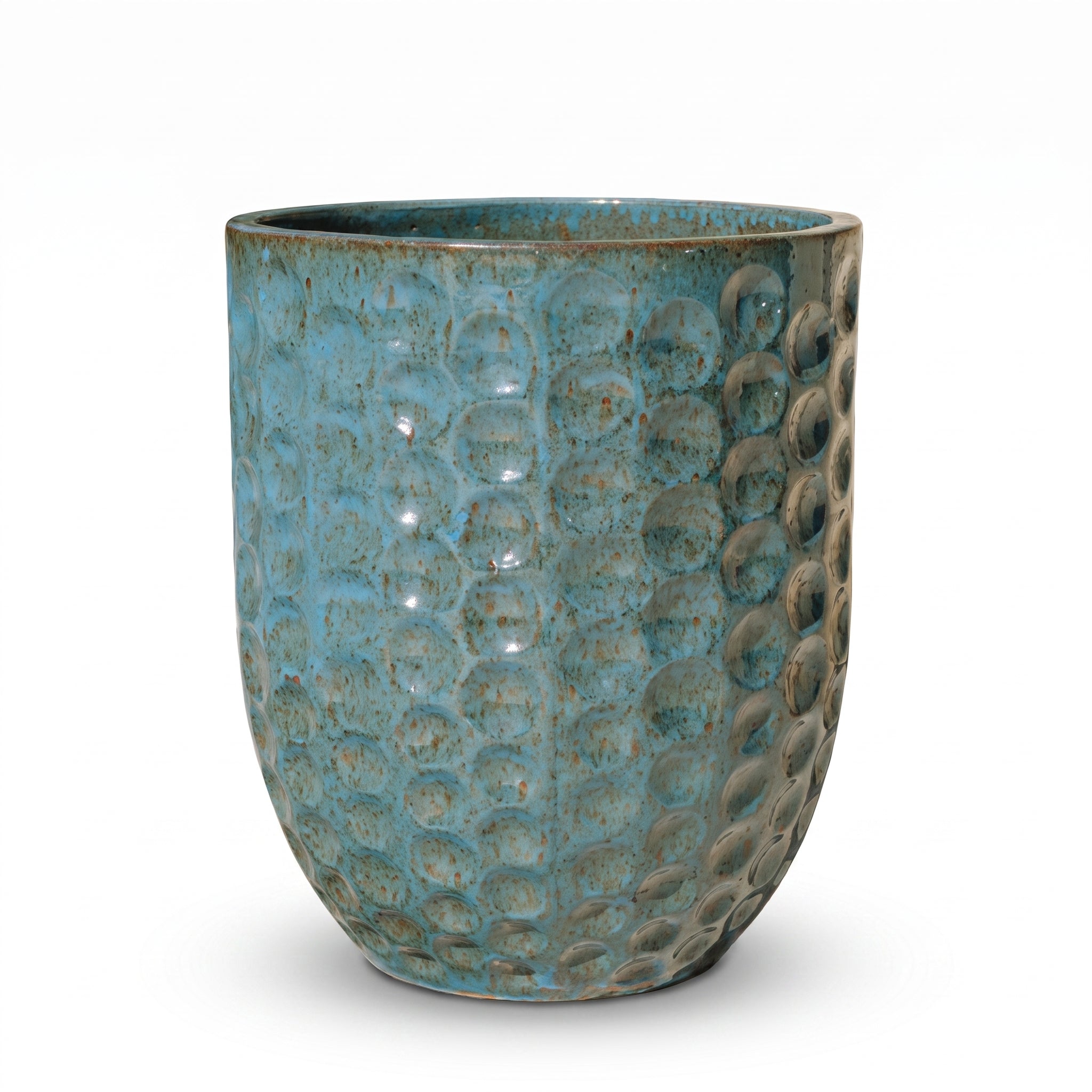 Pot MEROVEE 55x65cm bleu fer