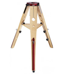 Treppiede Geoptik Hercules 95 in legno rosso, compatibile con montature EQ6, Losmandy, CNC lavorato, altezza regolabile 95-110cm, peso 8,5kg.