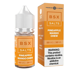 GLAS Juice 50MG Glas BSX Pineapple Mango Chew Nic Salt Vape Juice 30ml