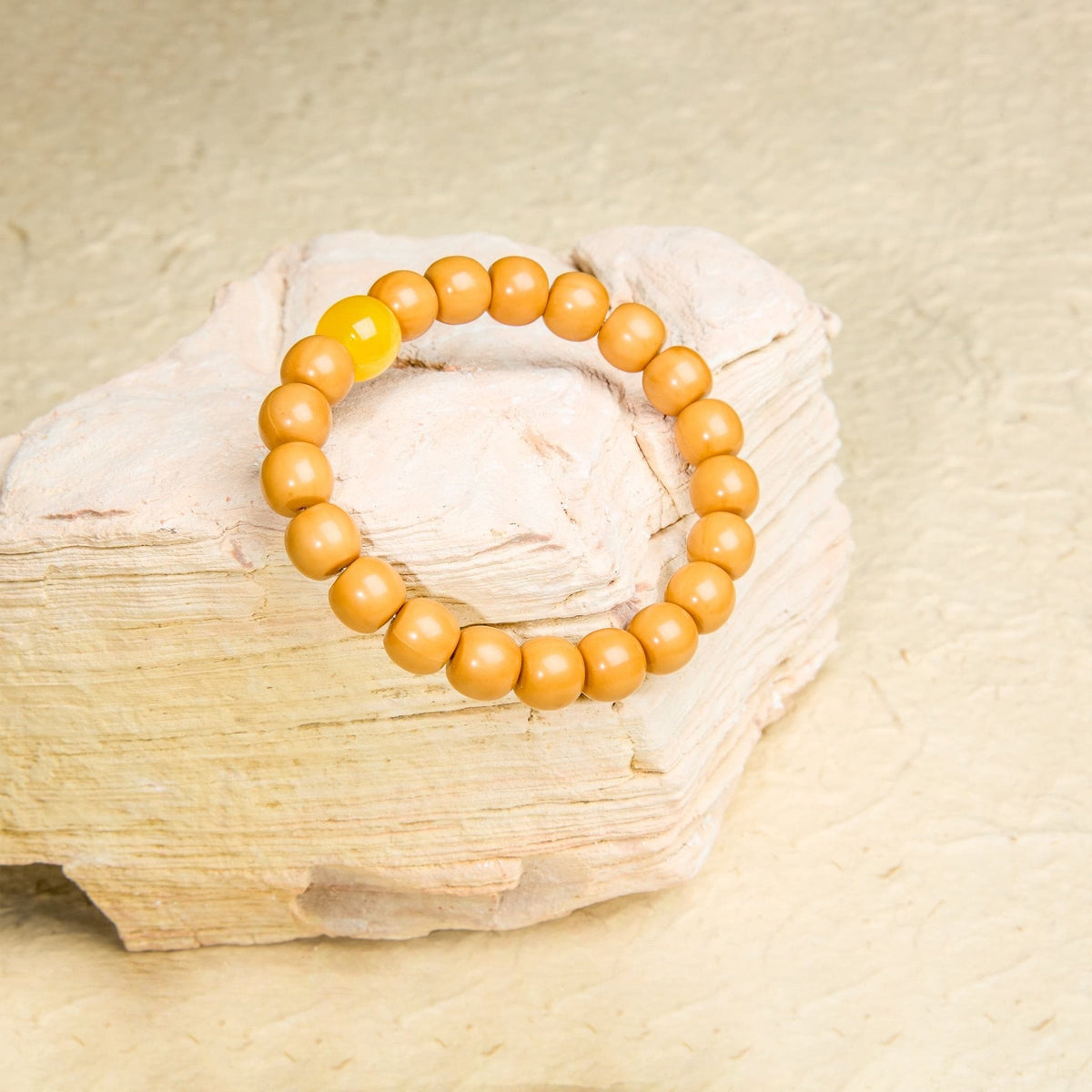 Golden Radiance Harmony Bodhi Seed Bracelet