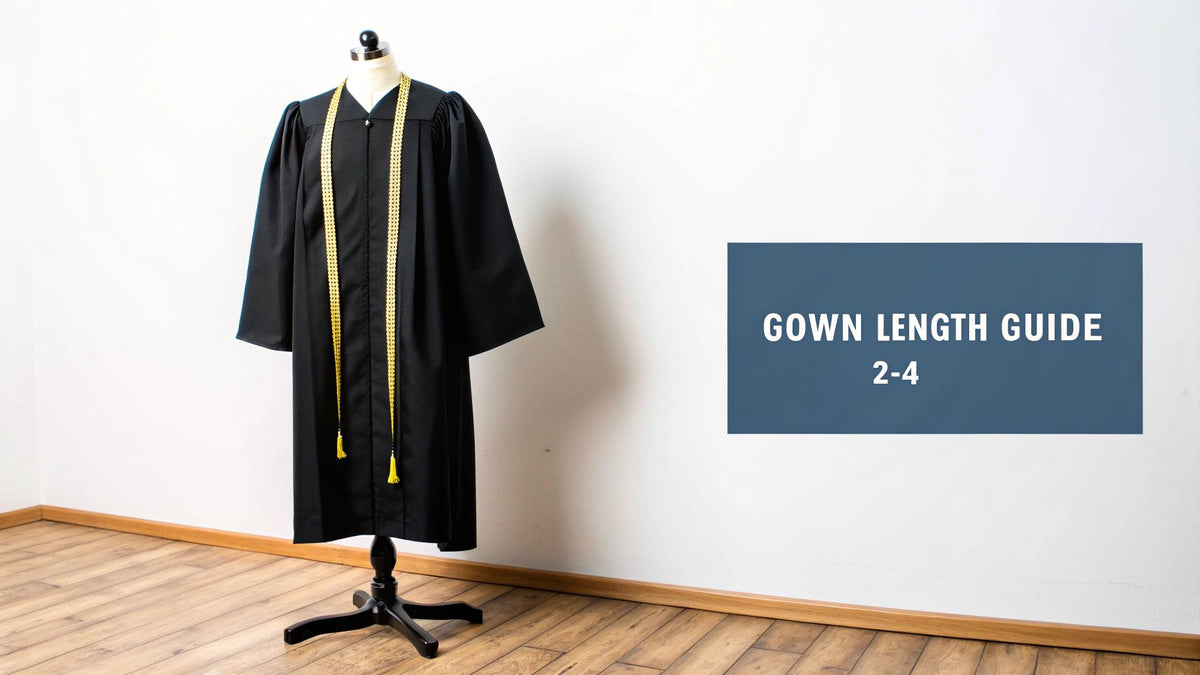 Graduation Gown Length: Your Quick Guide to the Perfect Fit – Graduation  Cap and Gown
