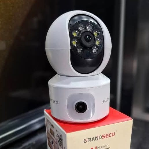 GrandSecu Surveillance Camera 3mp Indoor Dual Lens Camera | GS-X95-RX2B | GrandSecu