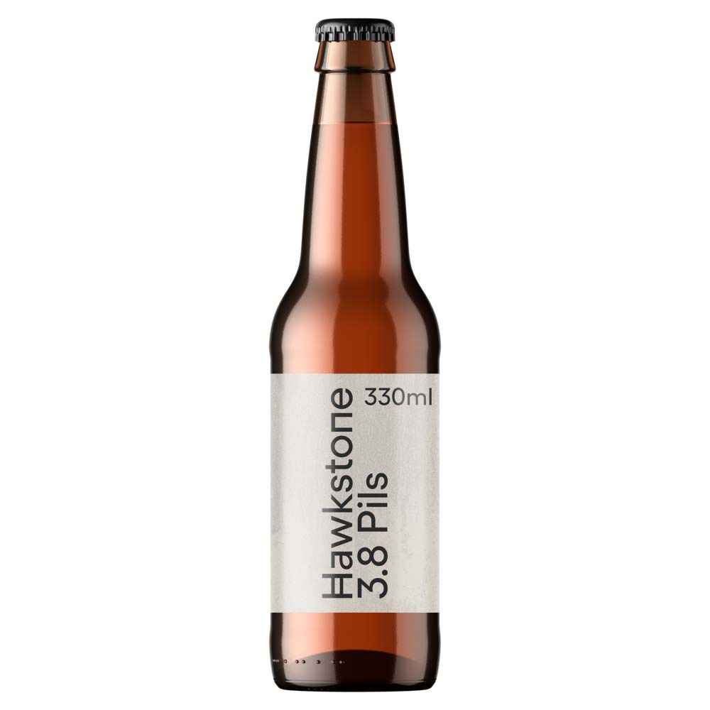 Hawkstone 3.8 Pilsner Beer 12x 330ml