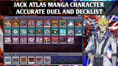 Jack Atlas Anime/Manga Character Accurate Duel and Decklist Yu-Gi-Oh! Edopro