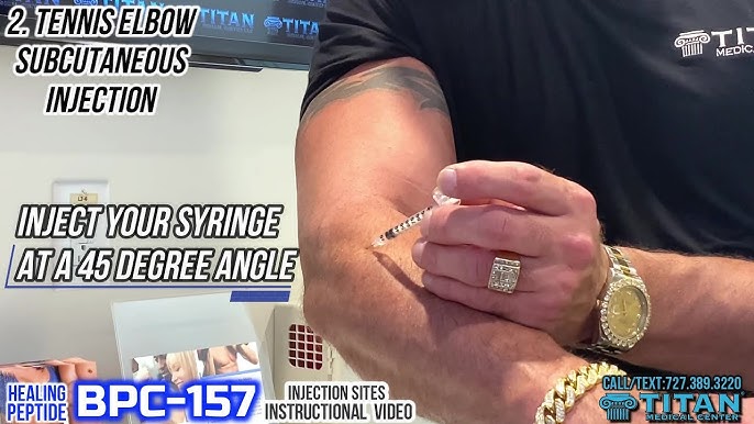 Injectable Healing Peptide BPC-157 Subcutaneous Site Injection Instructional Video w/ John Tsikouris