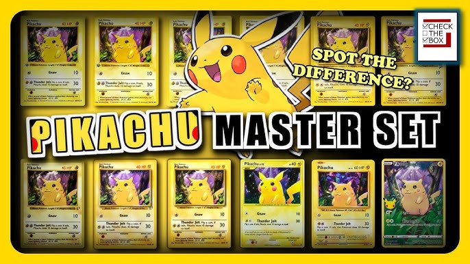 Every Pikachu Card!