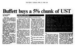 The Real Story of Buffett, Berkshire, and Tobacco