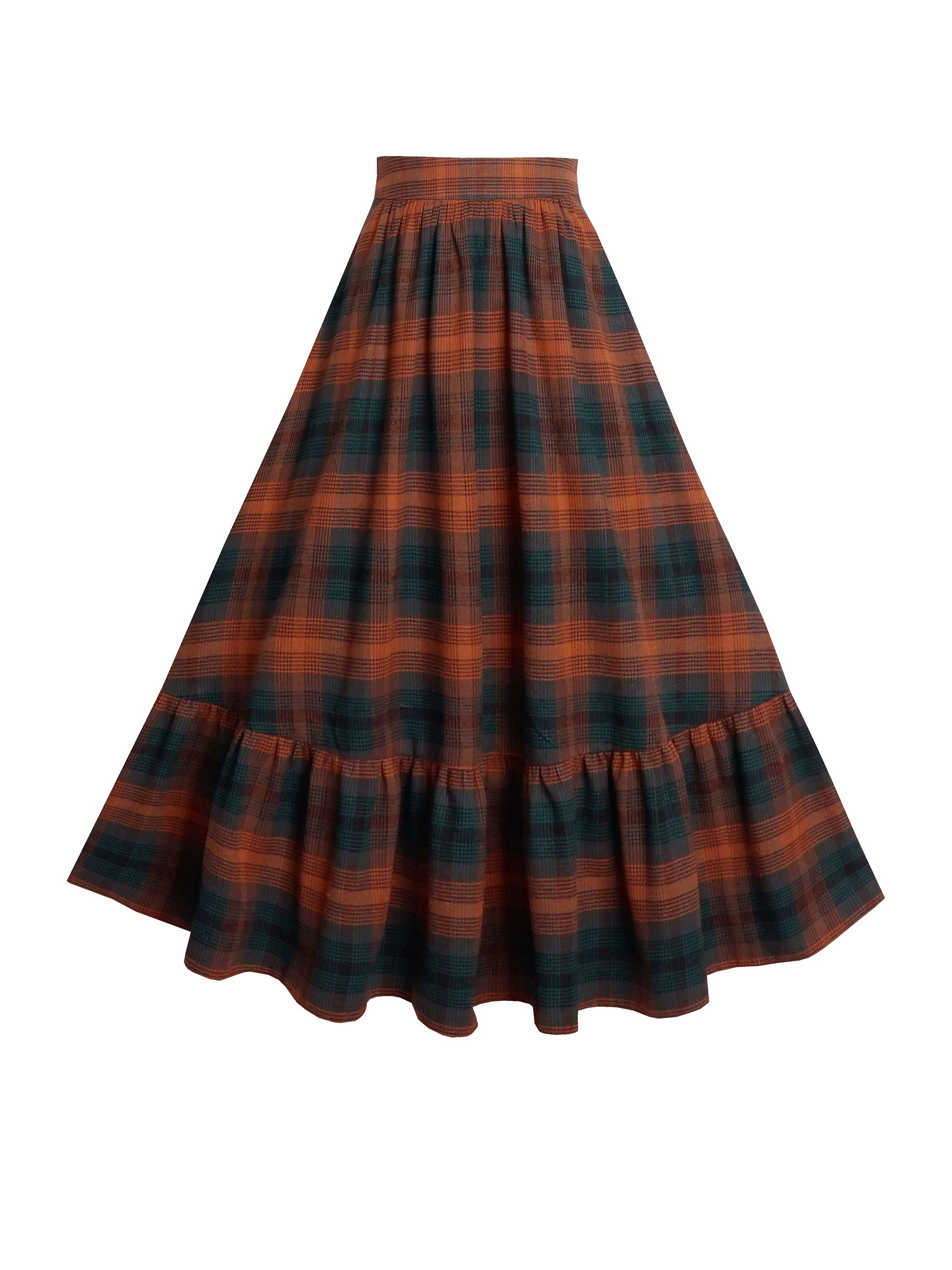 Rosita Plaid Skirt
