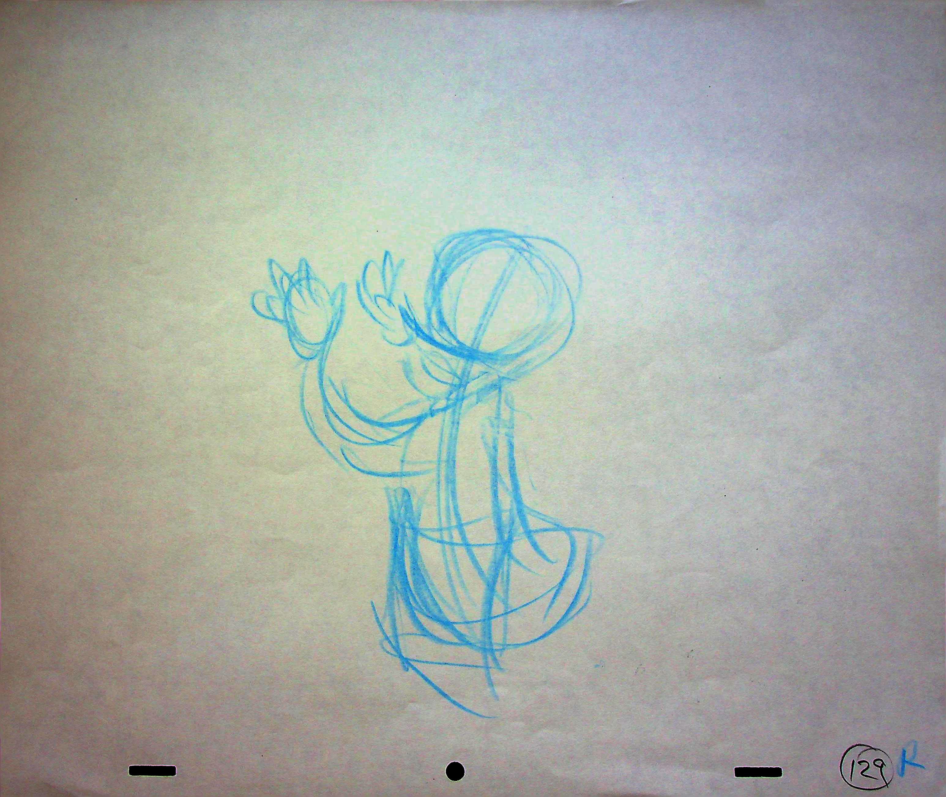 Donald Duck Production Hand Drawn Animation Pencil - Vintage Disney